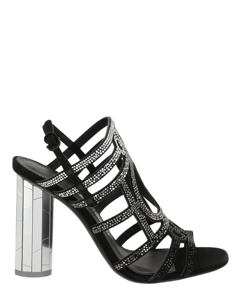 Florenza Crystal-Embellished Slingback Heel Sandals
