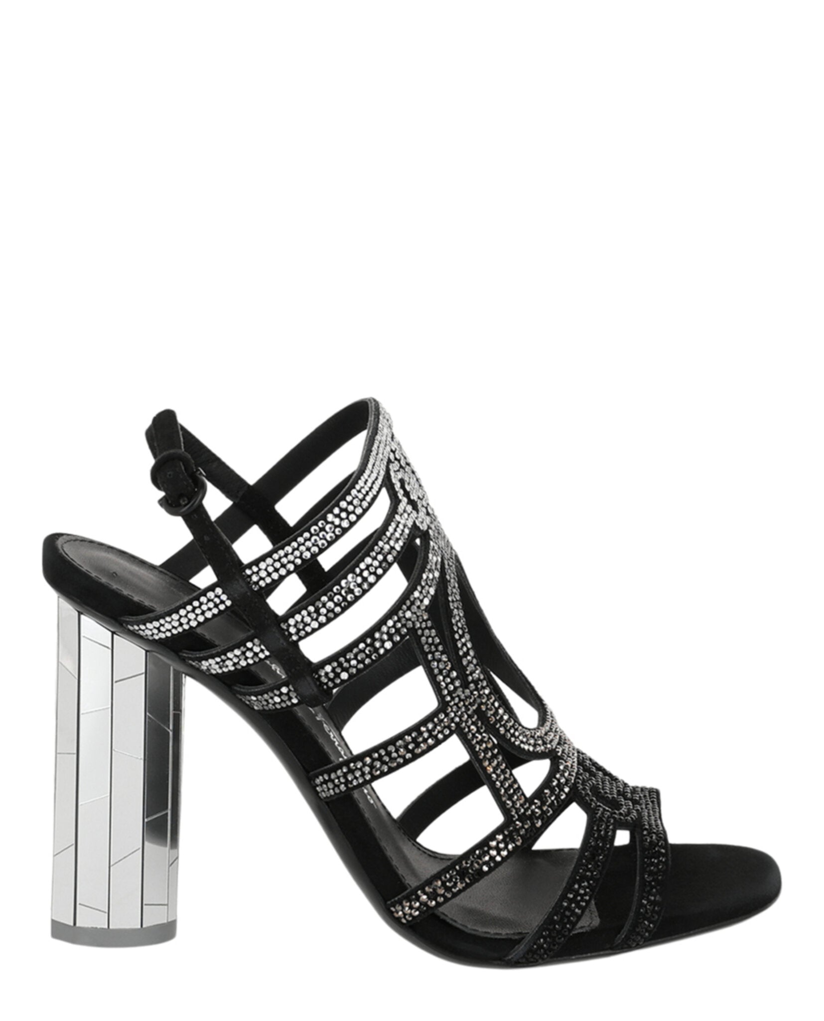 Florenza Crystal-Embellished Slingback Heel Sandals