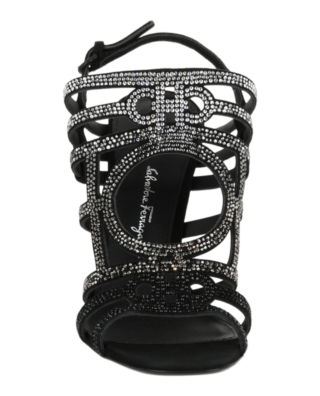 Florenza Crystal-Embellished Slingback Heel Sandals