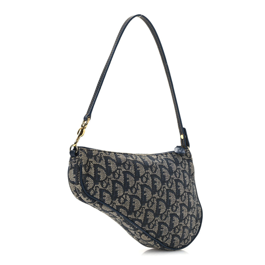 Monogram Mini Saddle Pochette Navy