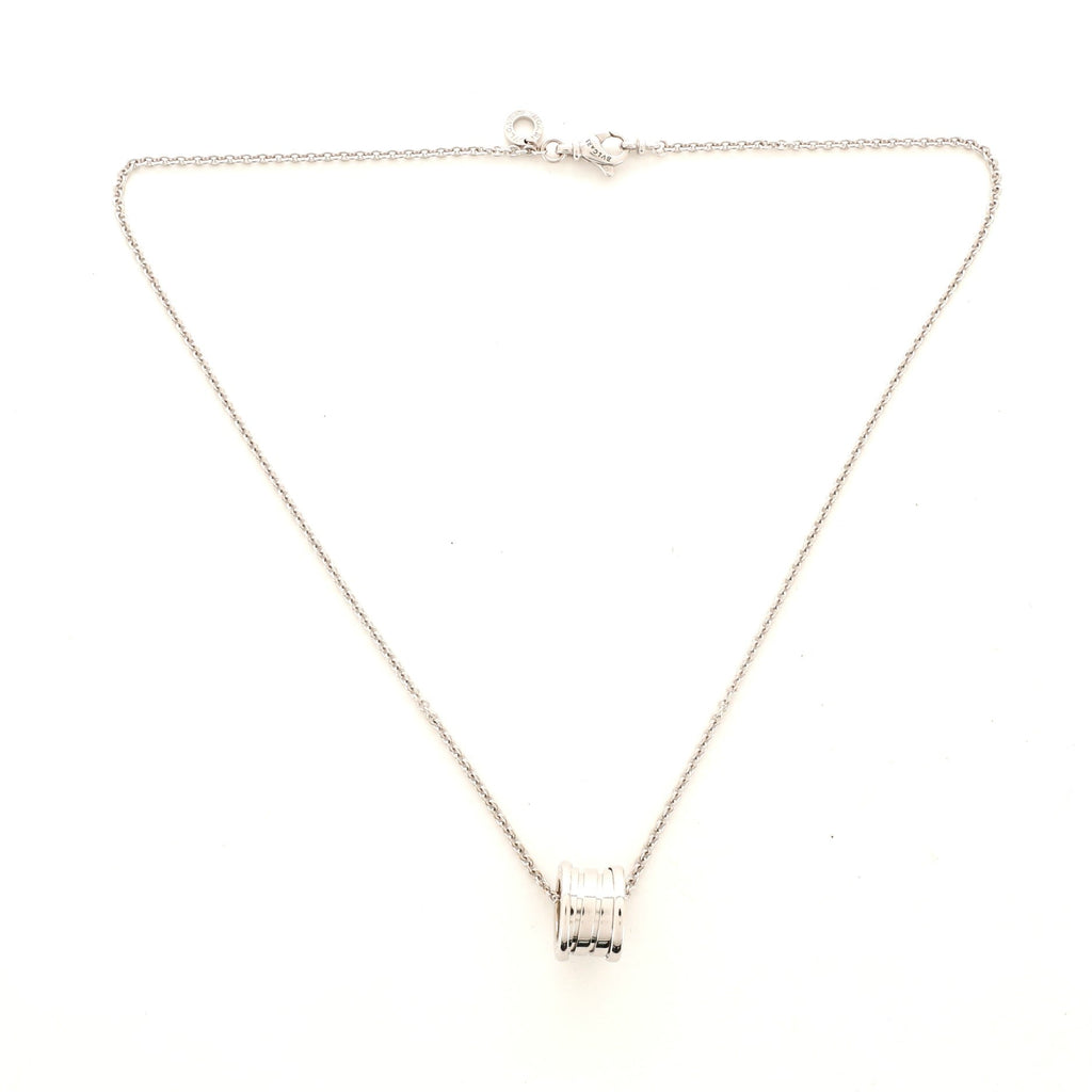 B.Zero1 Pendant Necklace 18K White Gold