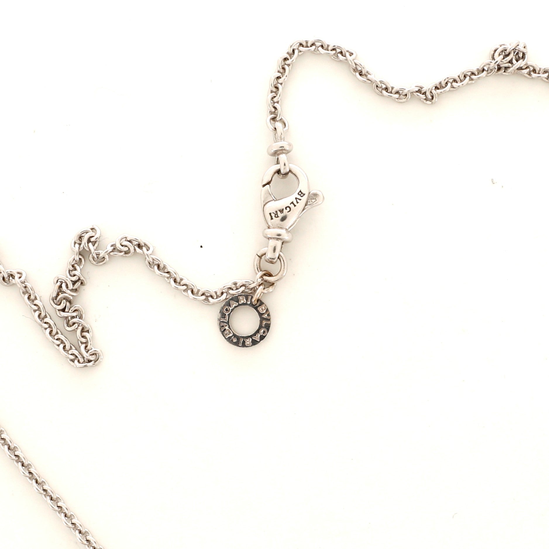 B.Zero1 Pendant Necklace 18K White Gold