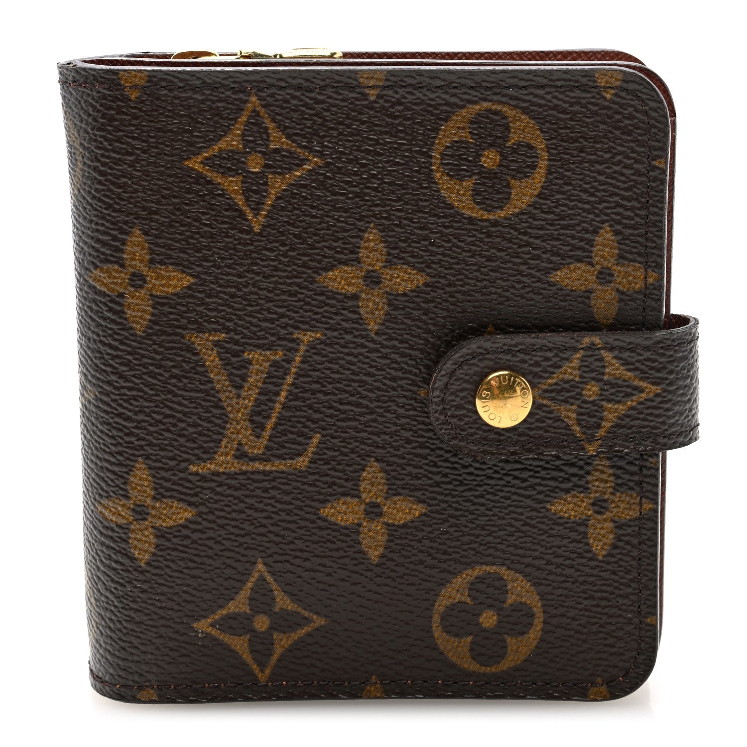 Monogram Compact Zippe Zipped Wallet