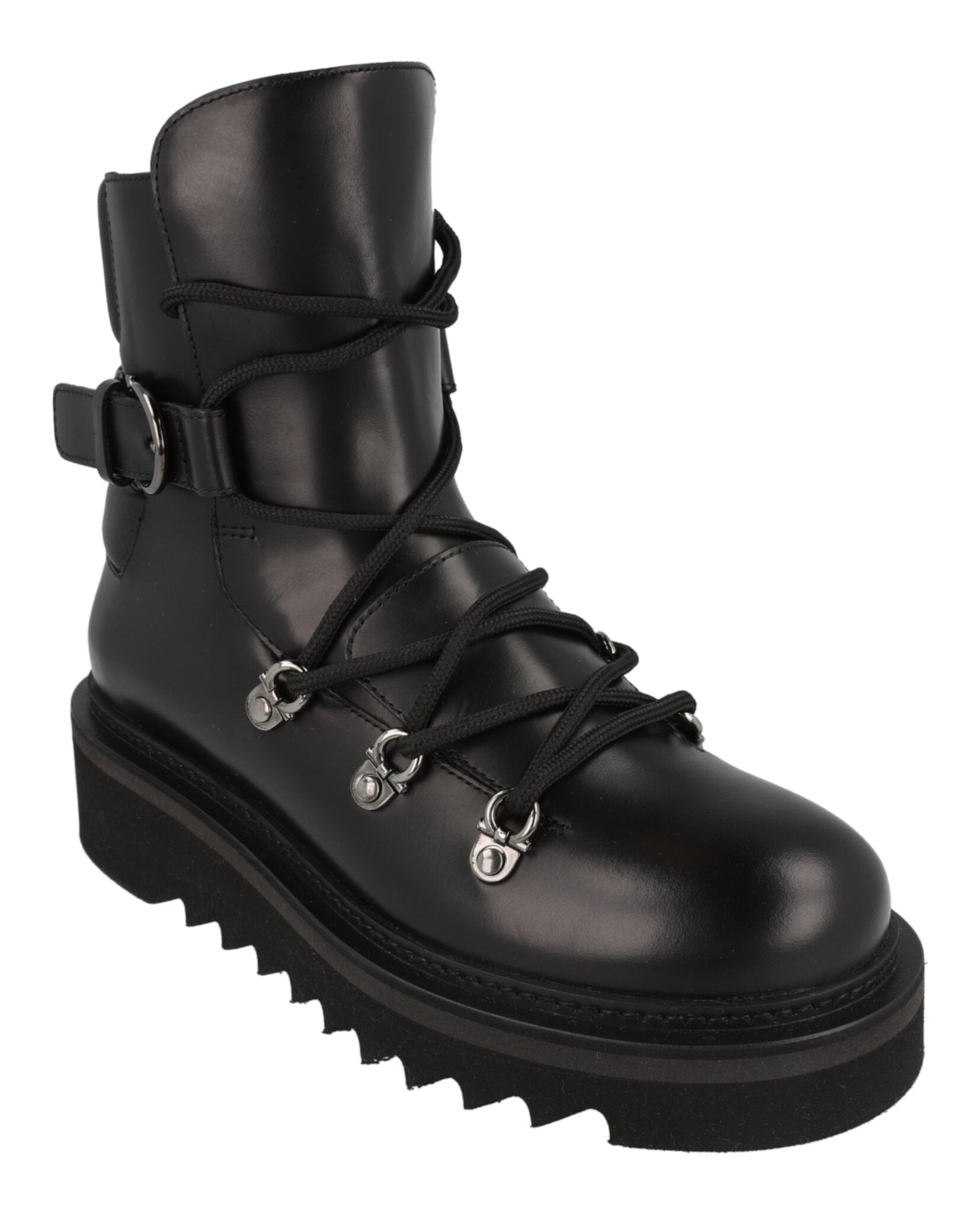 Elimo Lace-Up Leather Boots