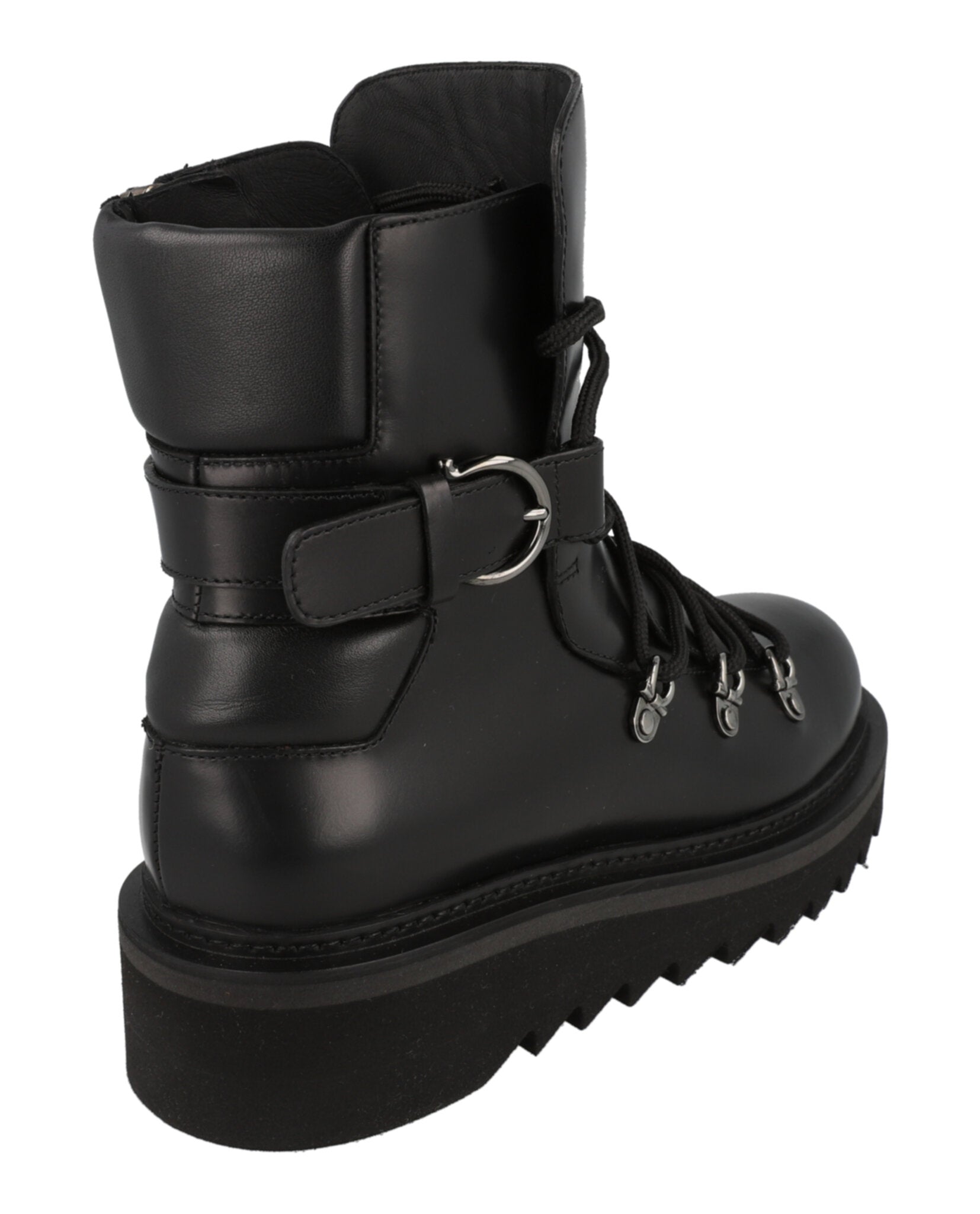 Elimo Lace-Up Leather Boots