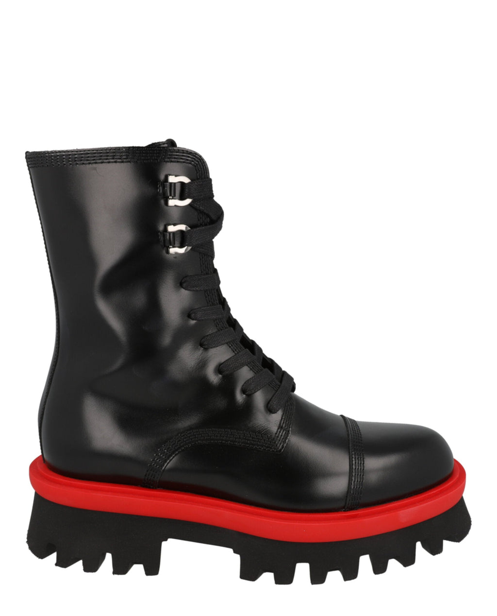 Kira Leather Combat Boots