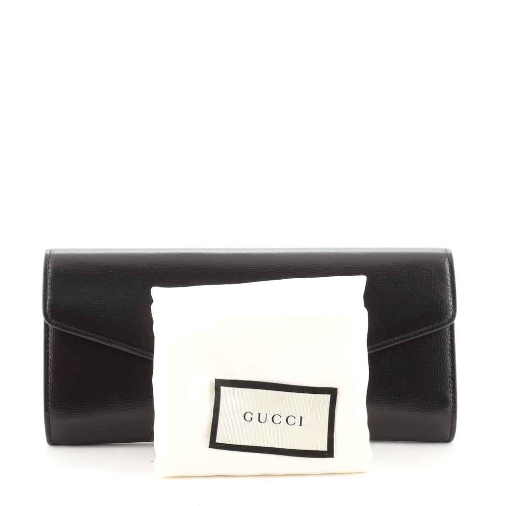 GG Broadway Envelope Clutch Leather