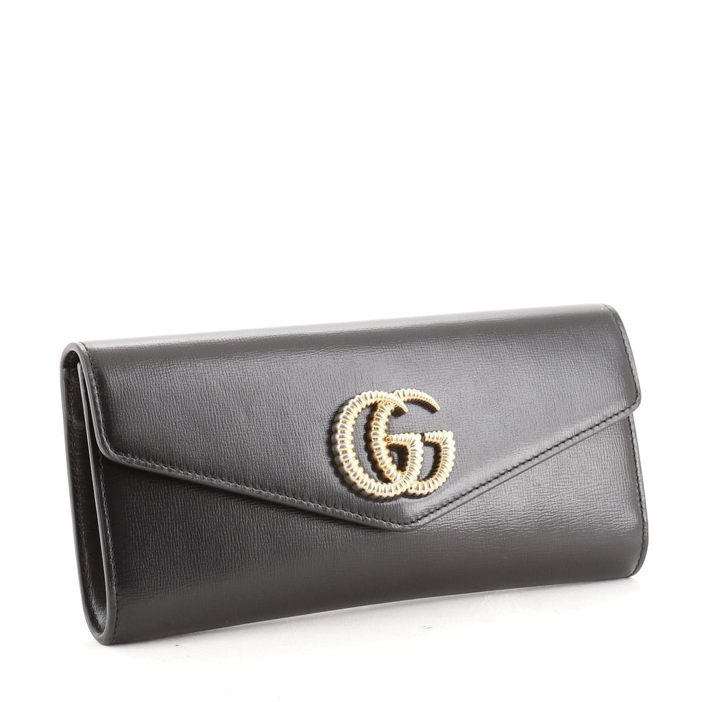 GG Broadway Envelope Clutch Leather