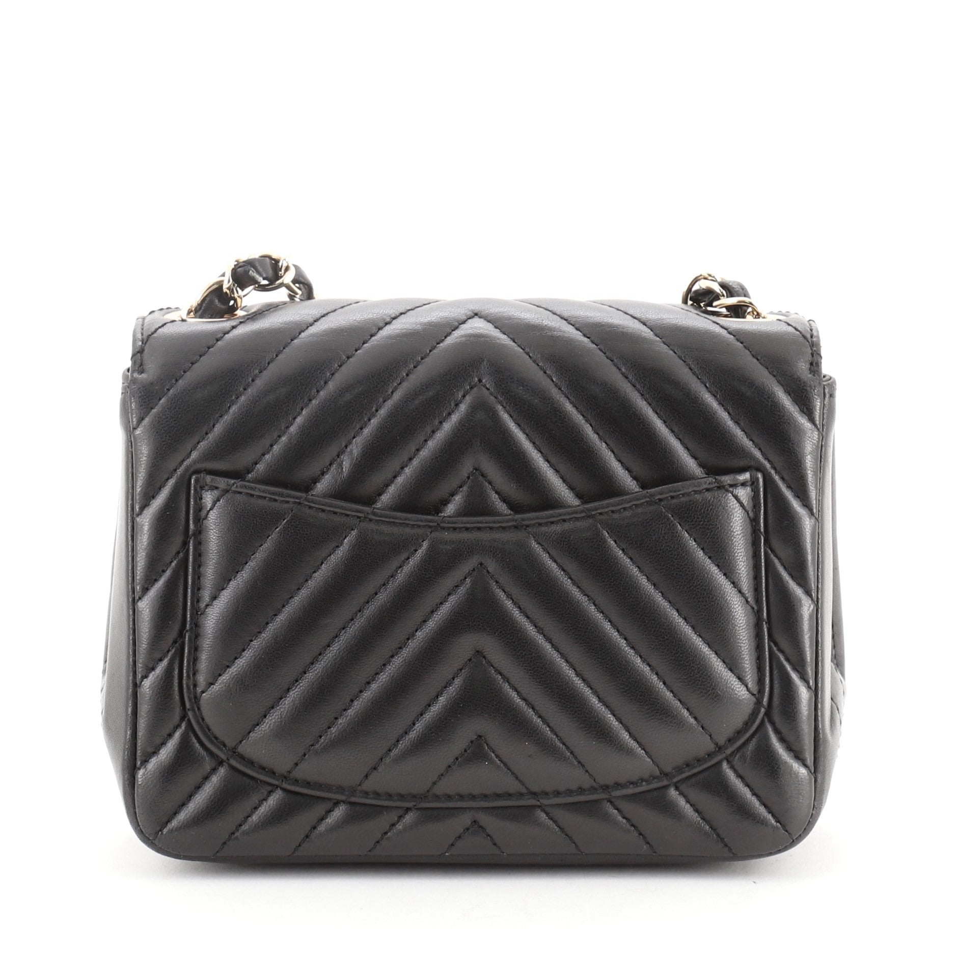 Classic Single Flap Bag Chevron Lambskin Mini