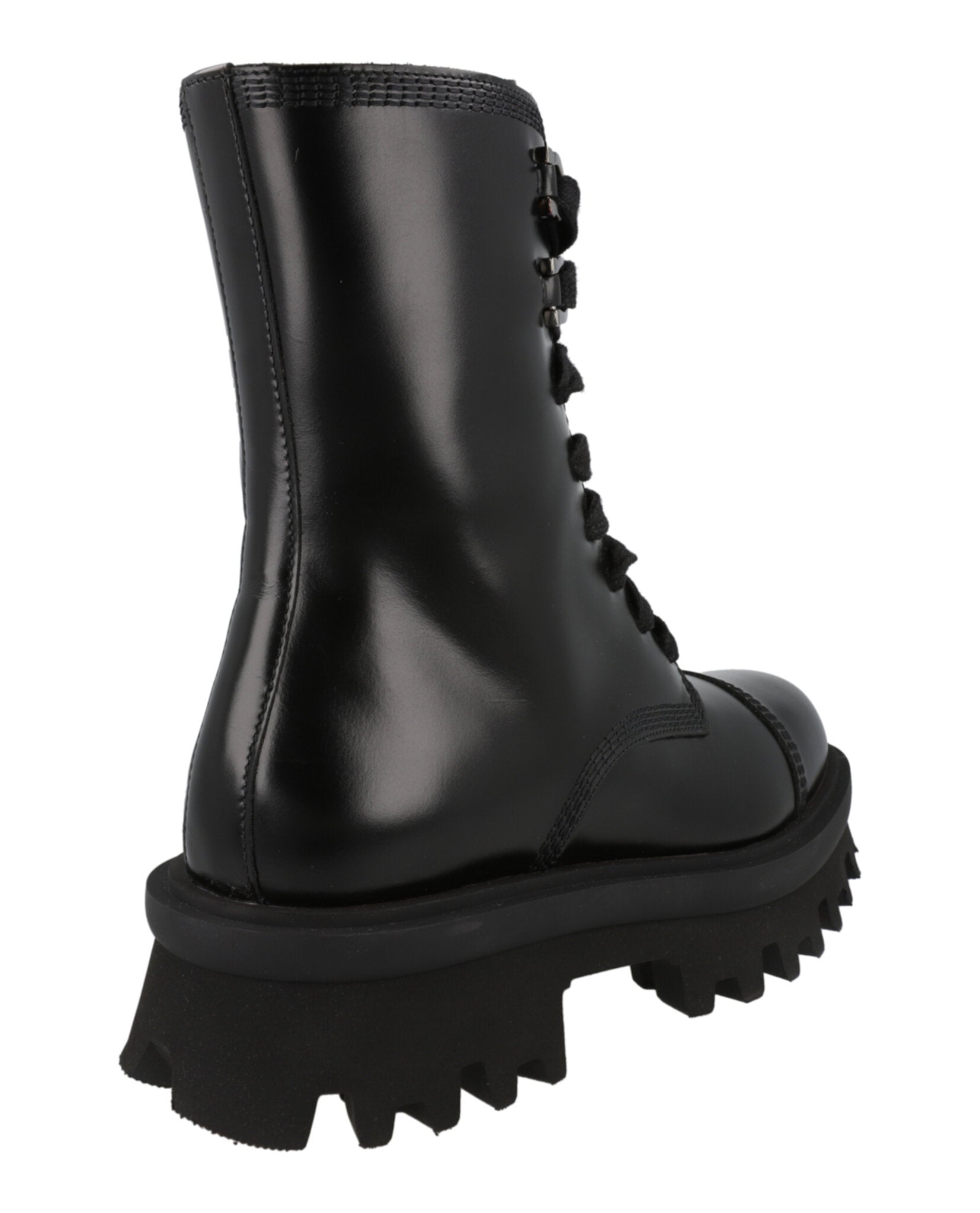 Kira Leather Combat Boots