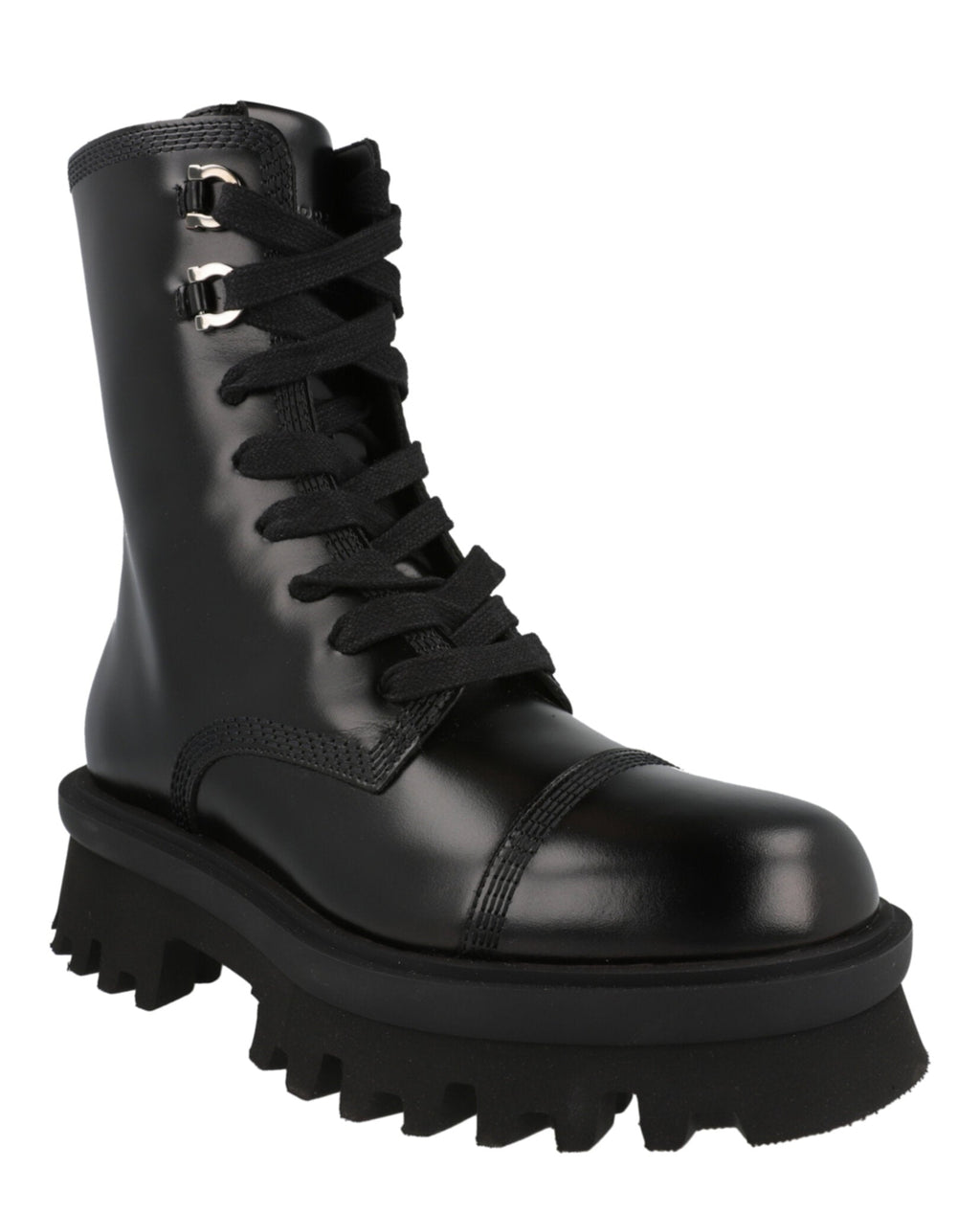Kira Leather Combat Boots