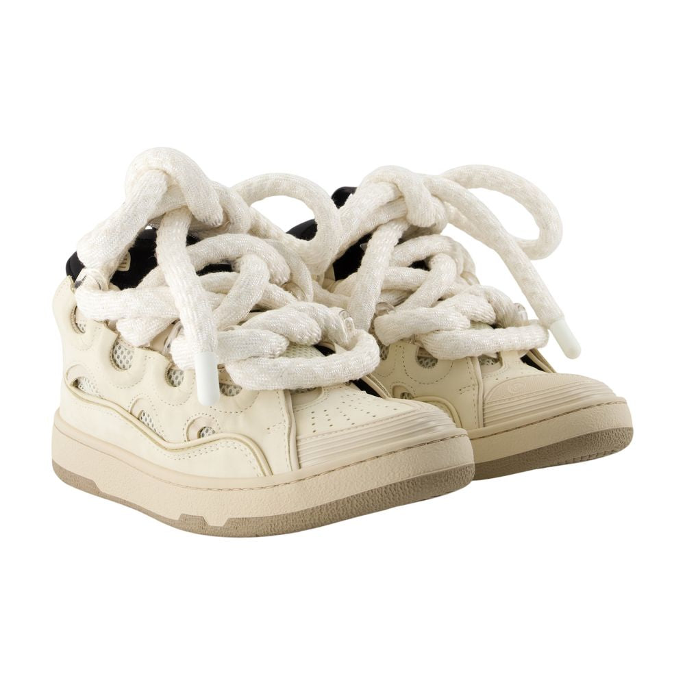 Curb Sneakers - Lanvin - Leather - Beige