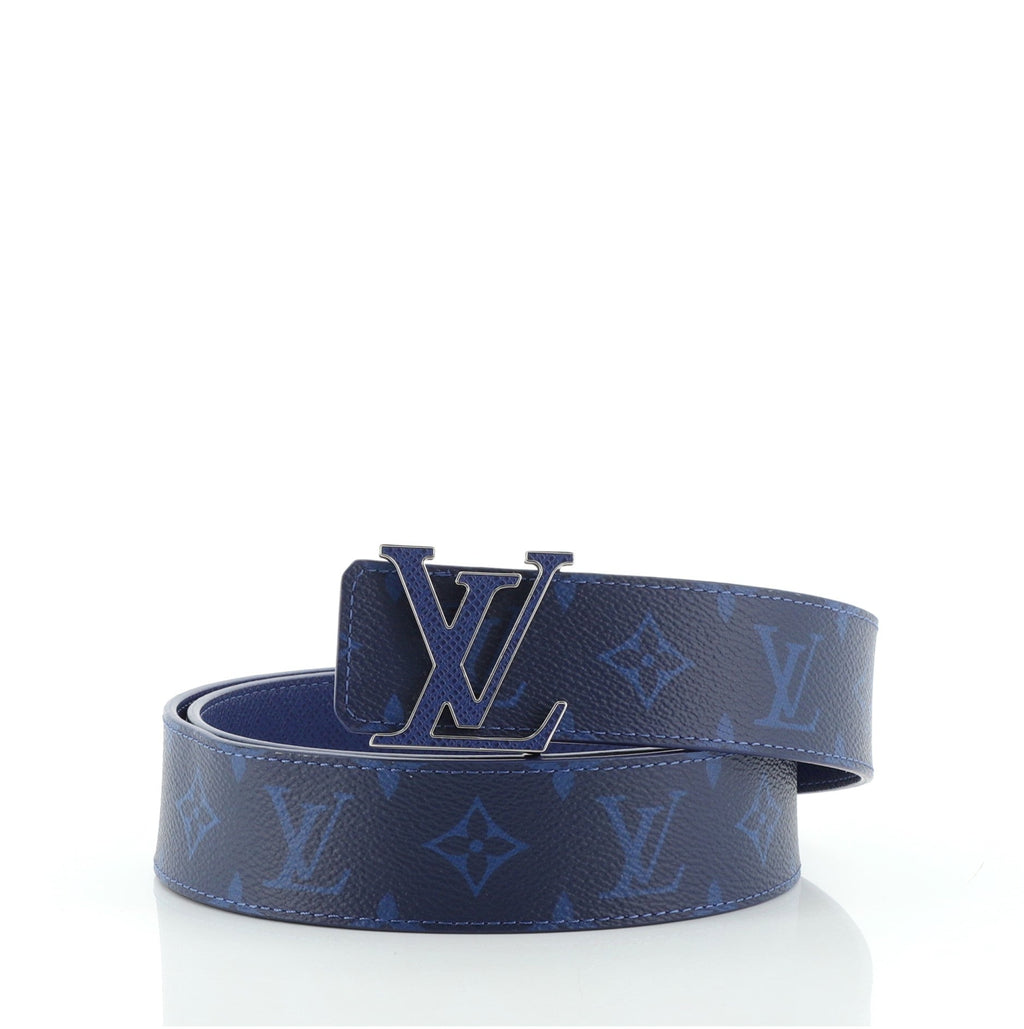 LV Initiales Reversible Belt Monogram Taigarama Wide 110