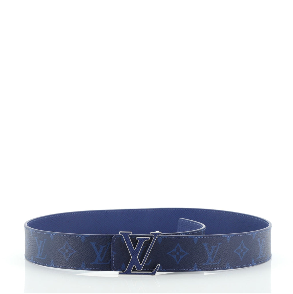 LV Initiales Reversible Belt Monogram Taigarama Wide 110