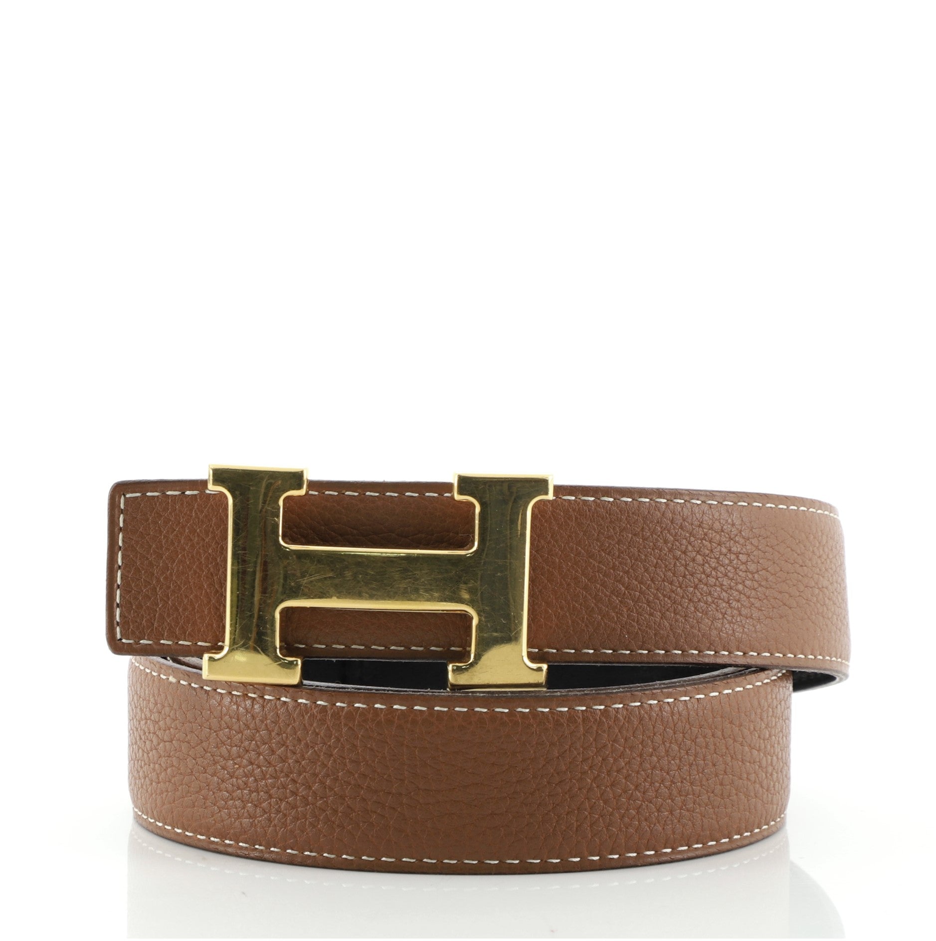 Constance Reversible Belt Leather Thin 80