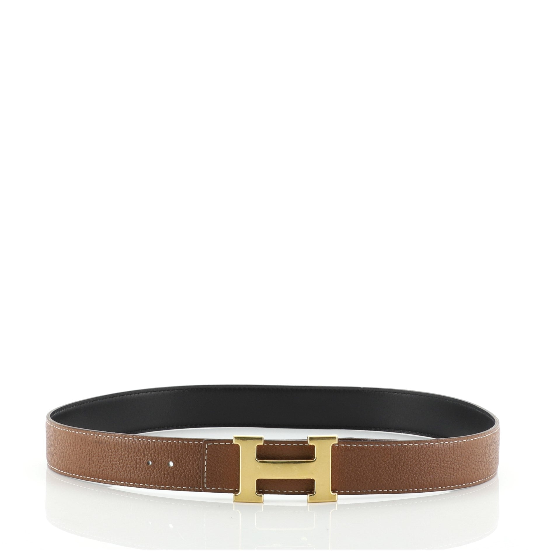Constance Reversible Belt Leather Thin 80