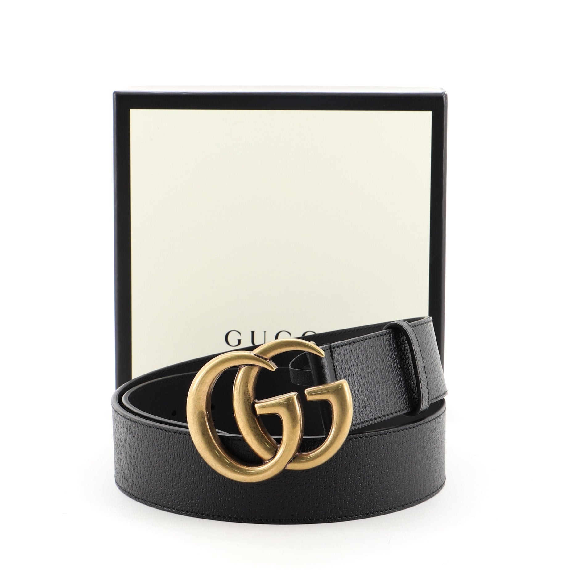 GG Marmont Belt Leather Wide 90