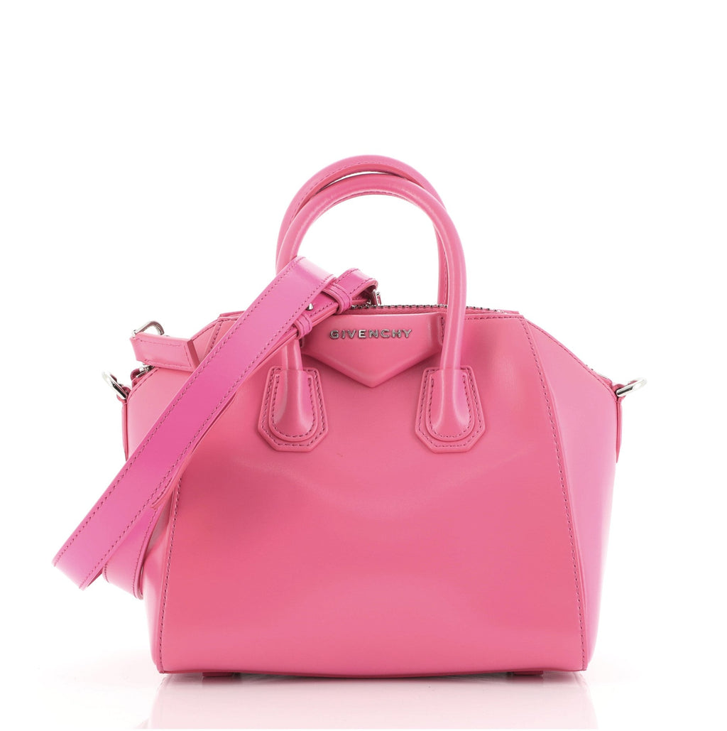 Antigona Bag Glazed Leather Mini