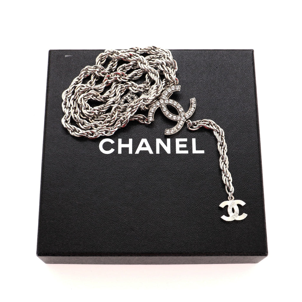 CC Charm Chain Belt Metal with Crystal 105