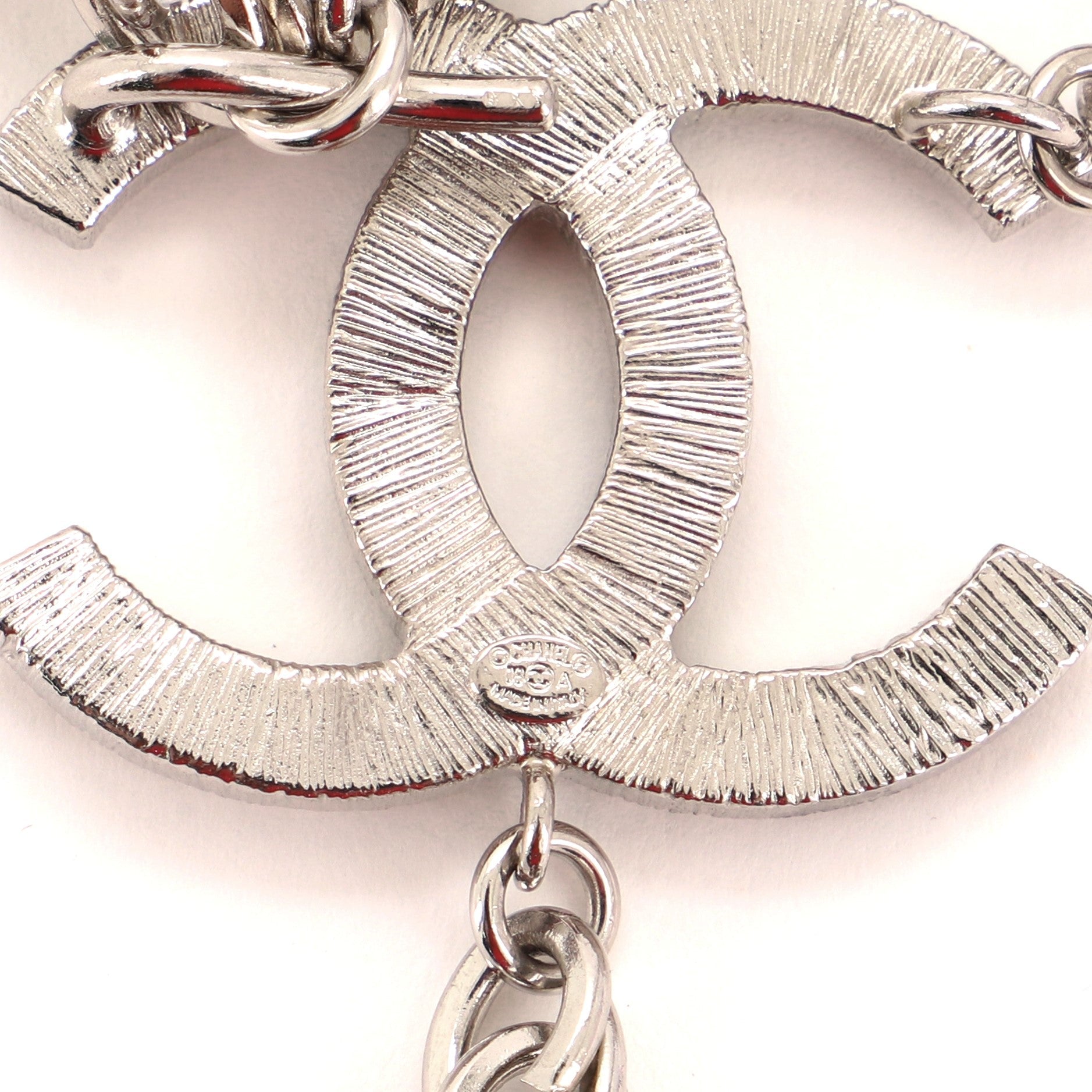 CC Charm Chain Belt Metal with Crystal 105