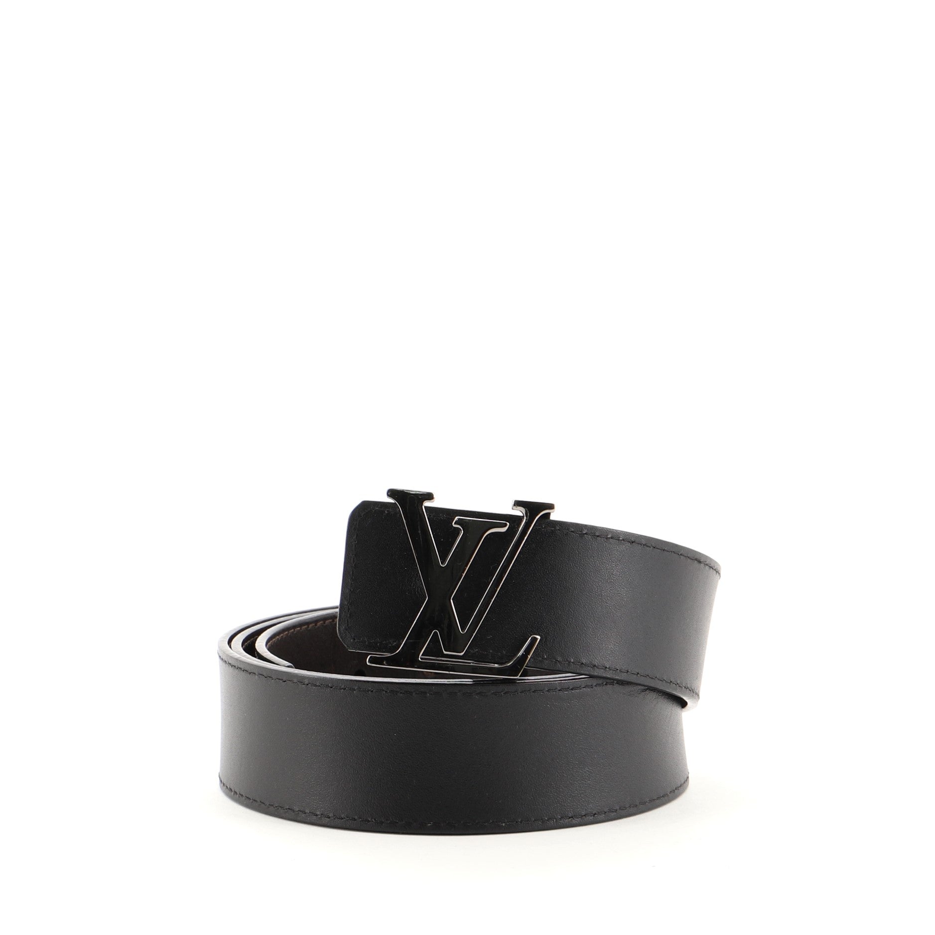 LV Initiales Belt Leather Wide 95
