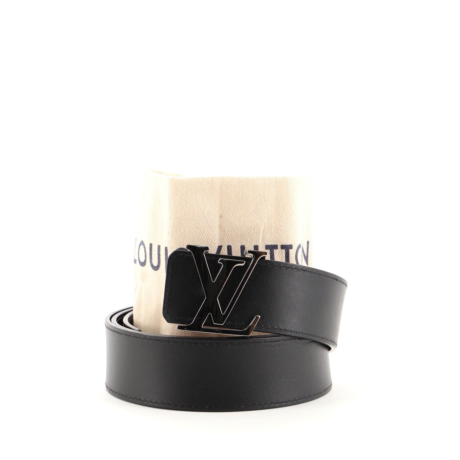 LV Initiales Belt Leather Wide 95