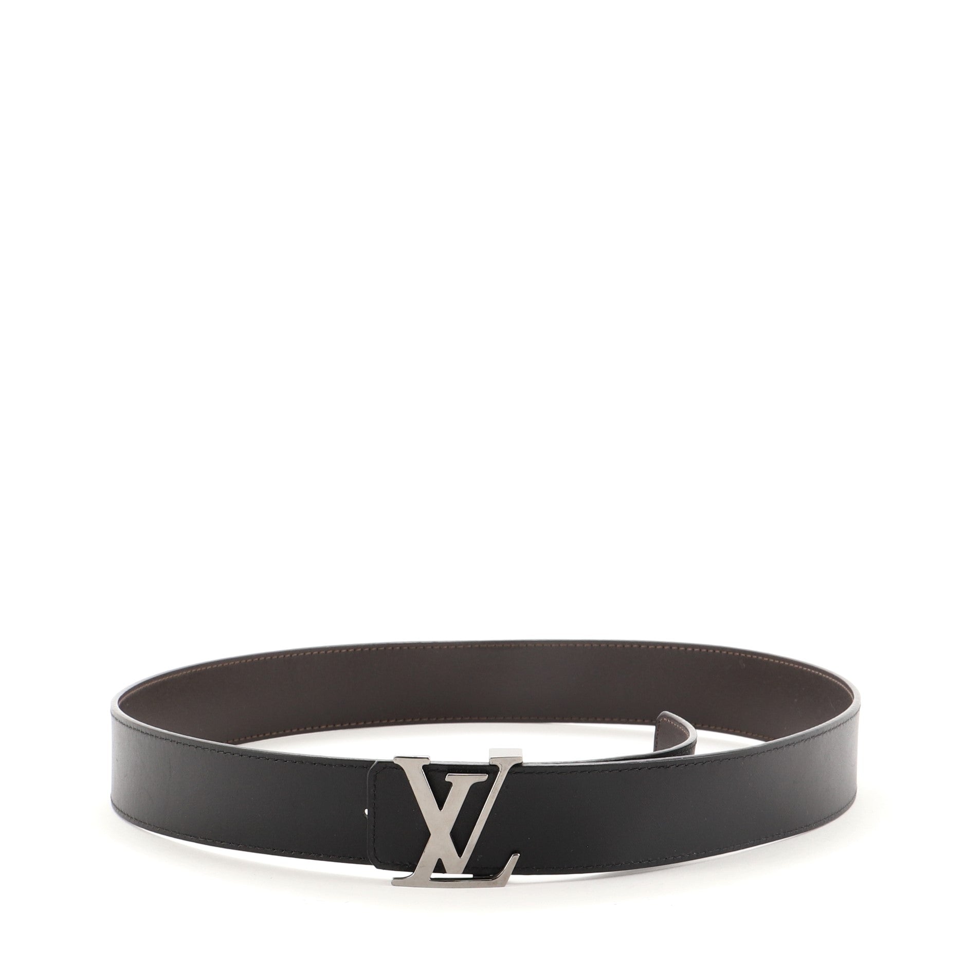 LV Initiales Belt Leather Wide 95