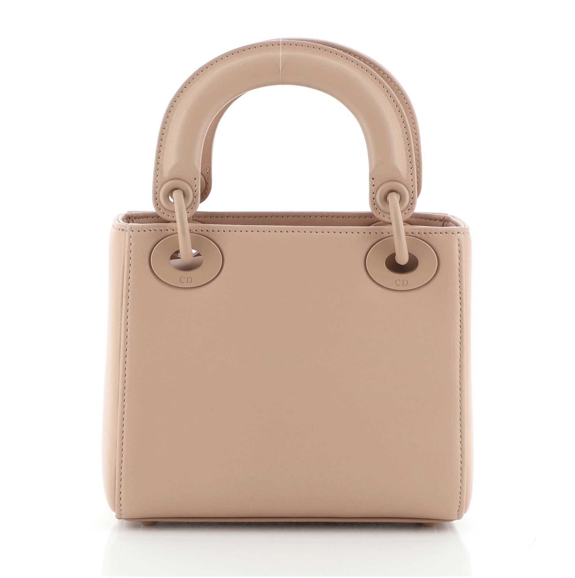 Ultra Matte Lady Dior Bag Flower Embroidered Lambskin Mini