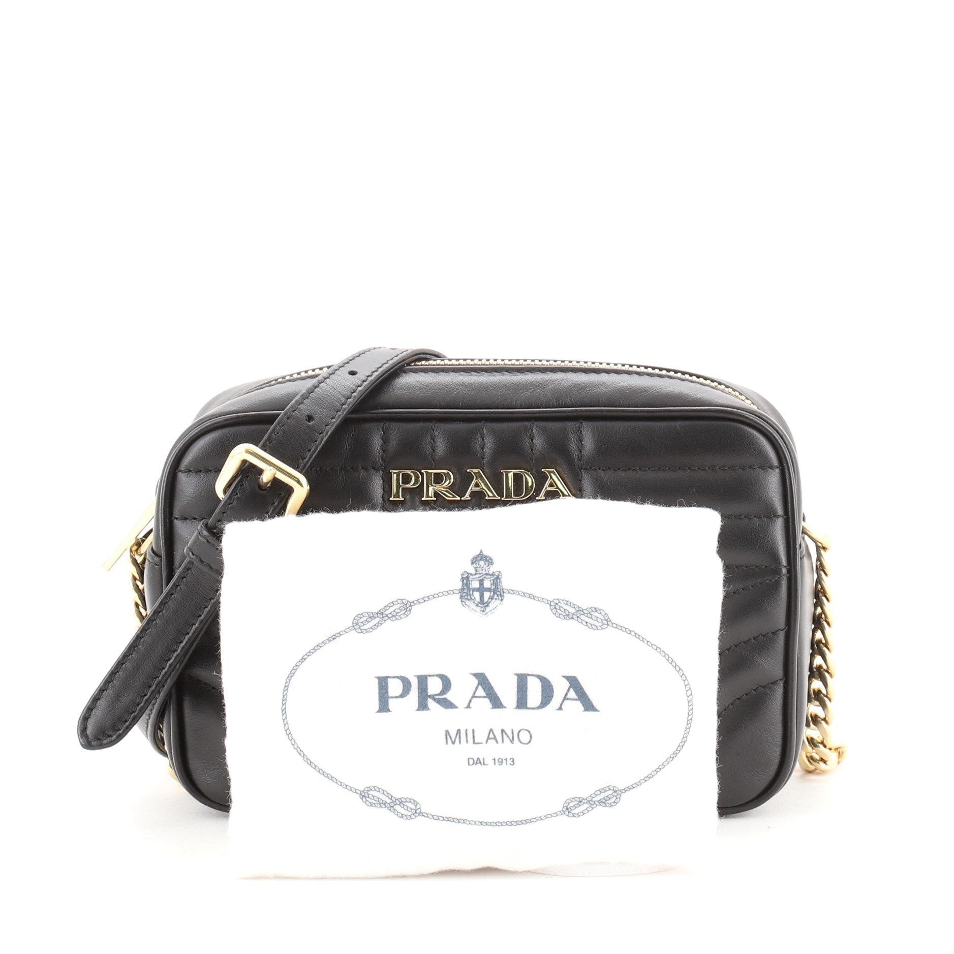 Camera Bag Diagramme Quilted Leather Mini