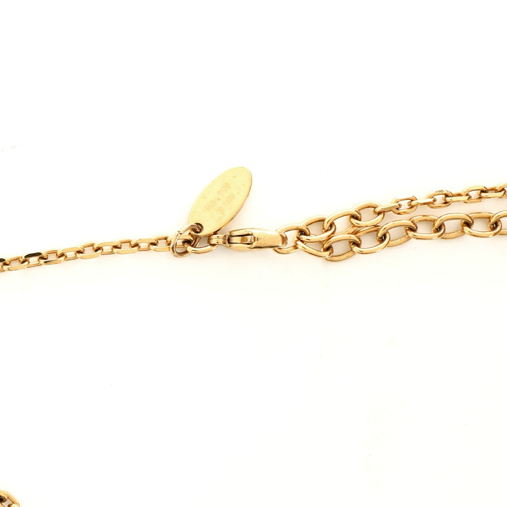Gamble Short Necklace Metal with Crystal