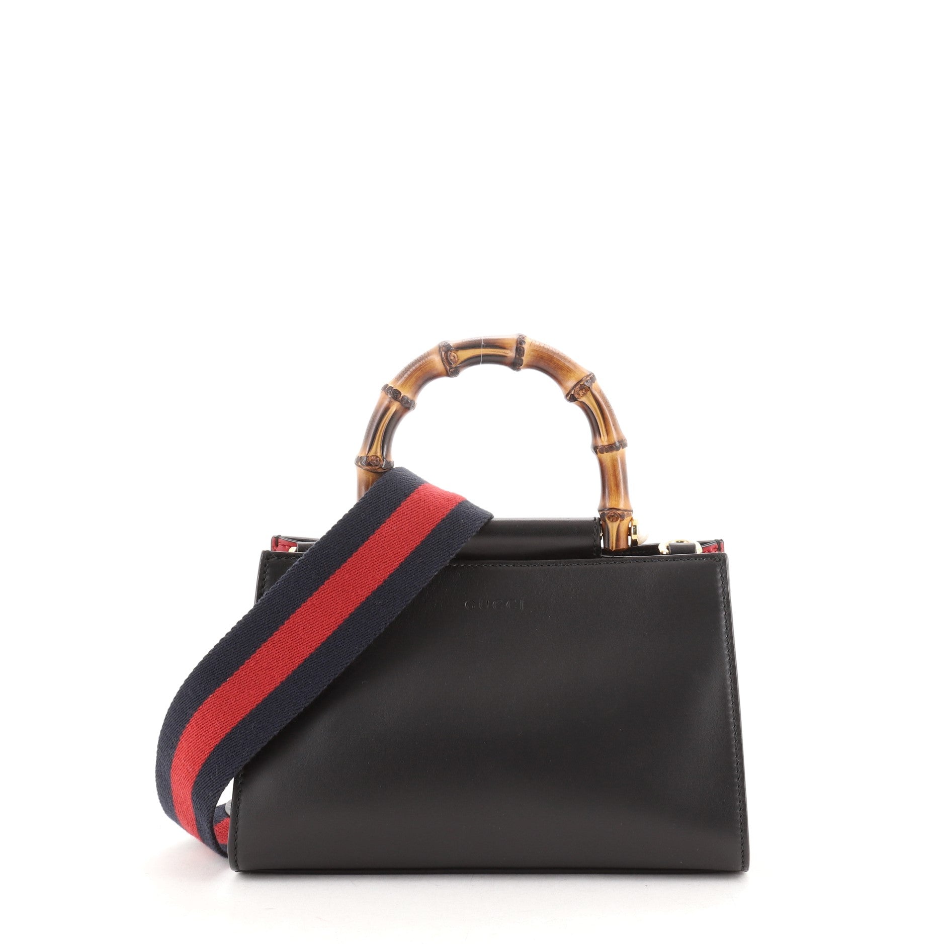 Nymphaea Top Handle Bag Leather Mini