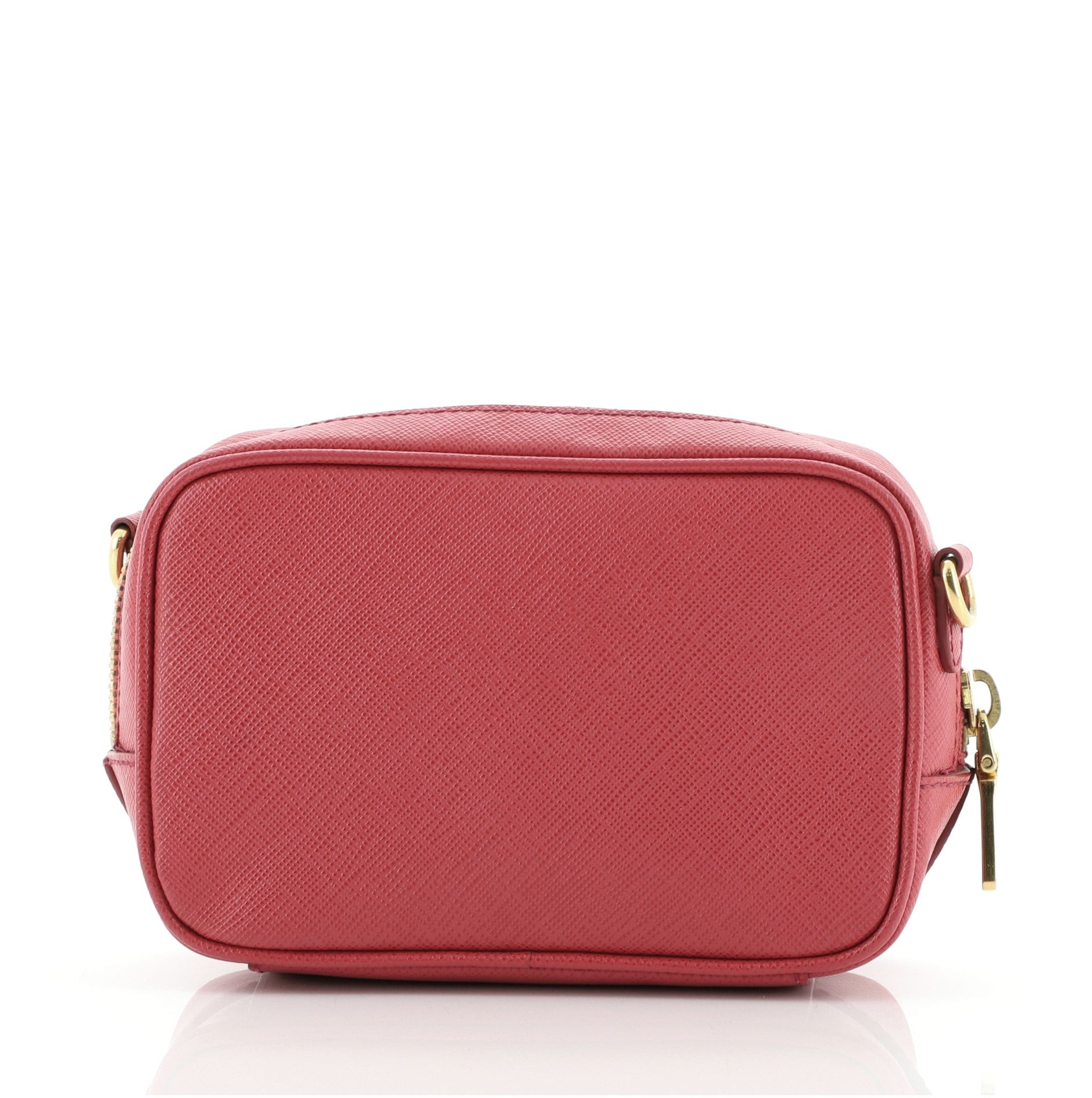 Zip Crossbody Bag Saffiano Leather Mini