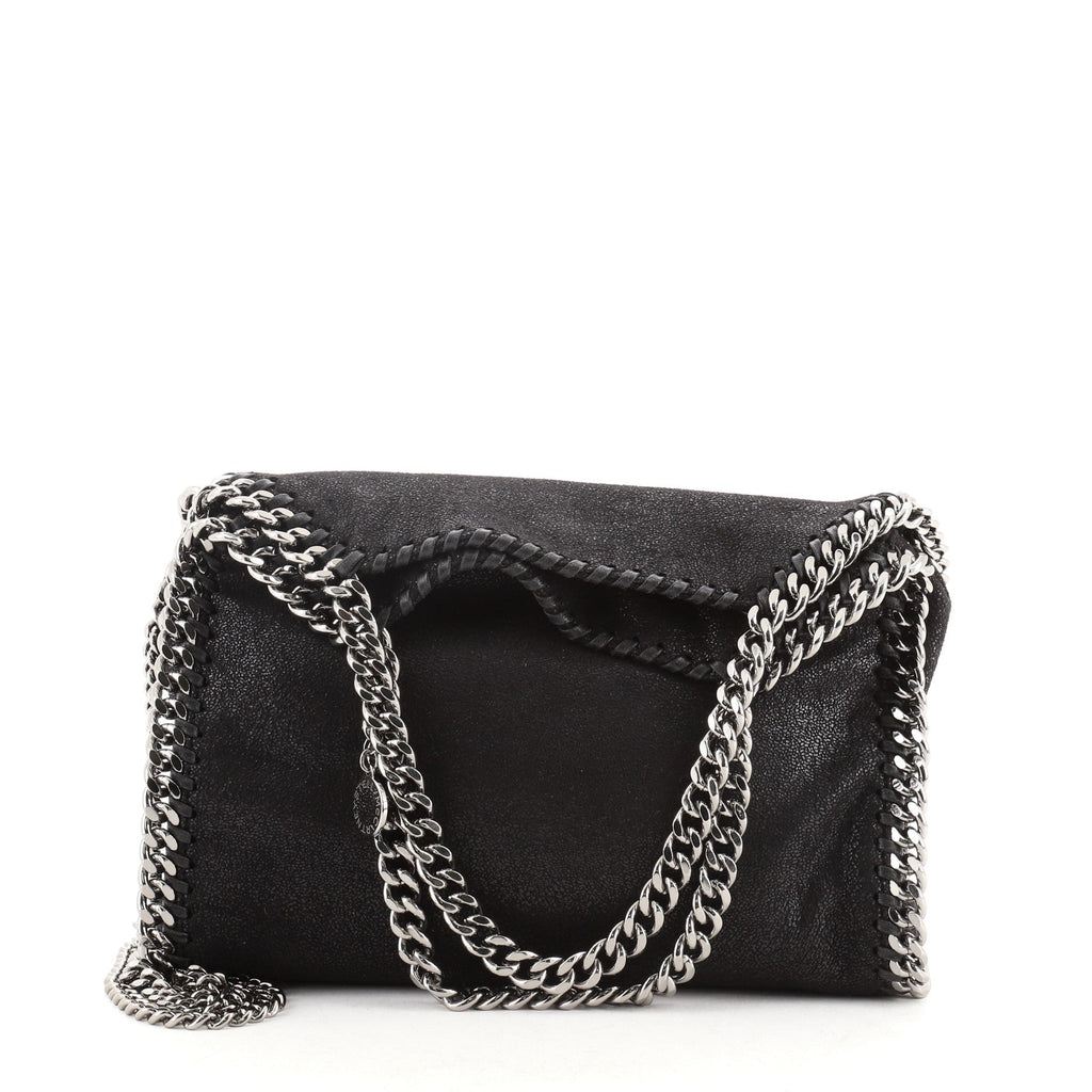 Falabella Fold Over Flap Crossbody Bag Shaggy Deer Mini