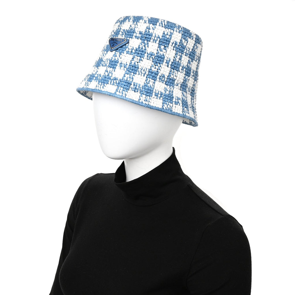 Yarn Raffia Effect Crochet Triangle Bucket Hat S Celeste