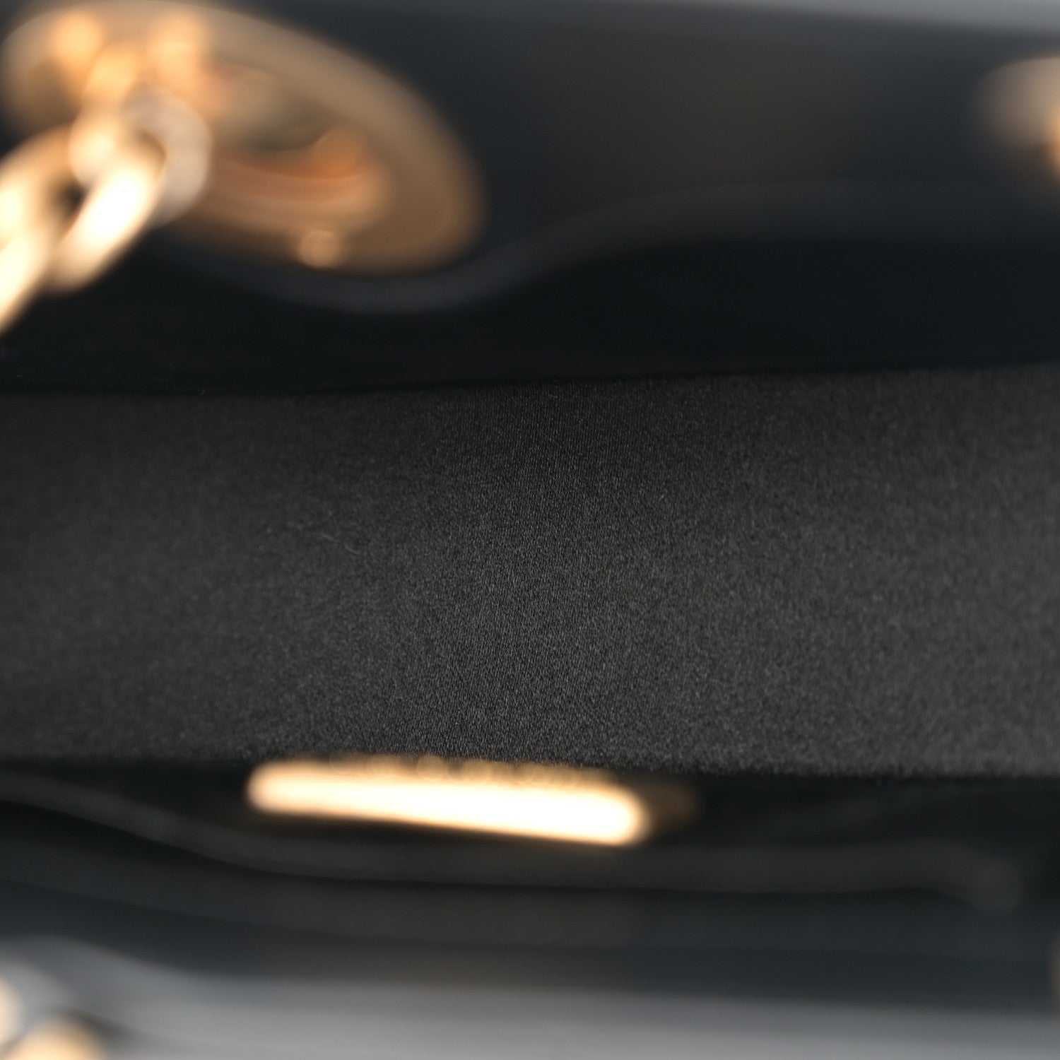 Lambskin Quilted Evening By The Sea Clutch Black