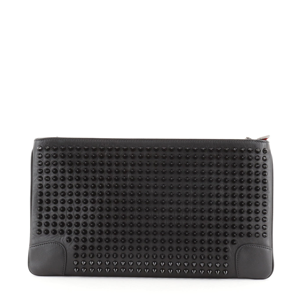 Loubiposh Clutch Spiked Leather