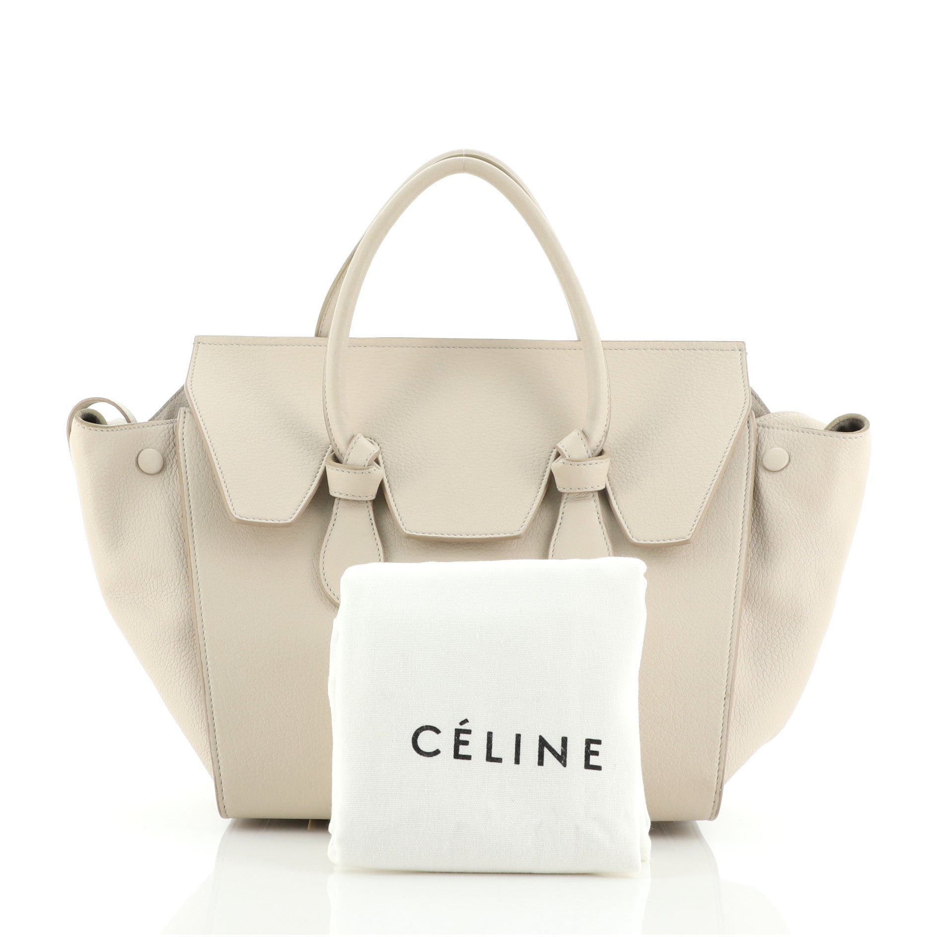 Tie Knot Tote Grainy Leather Mini