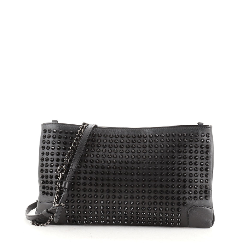Loubiposh Clutch Spiked Leather