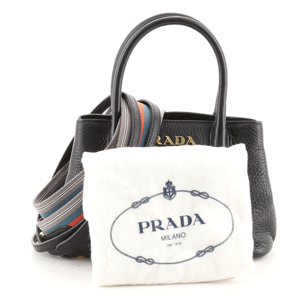 Dual Strap Convertible Open Tote Vitello Daino Mini