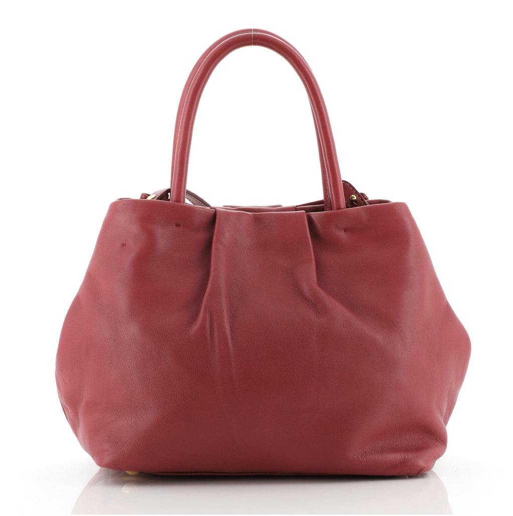 Bow Tote Nappa Leather Mini