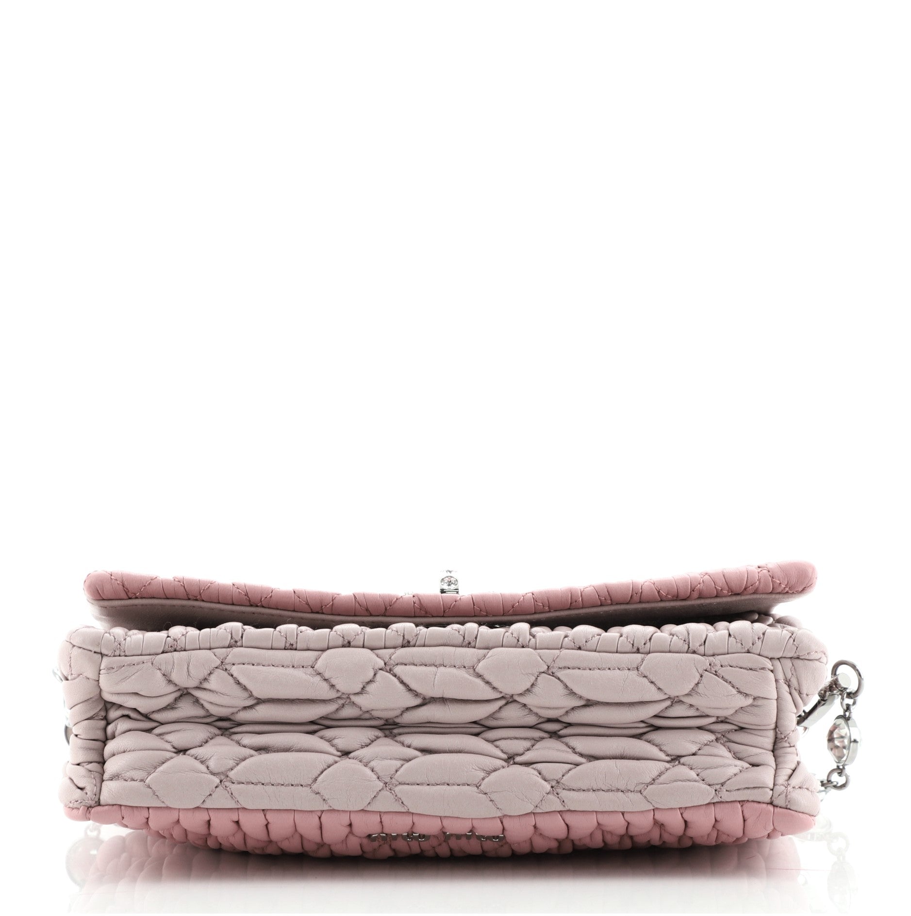 Crystal Clutch Matelasse Leather Small