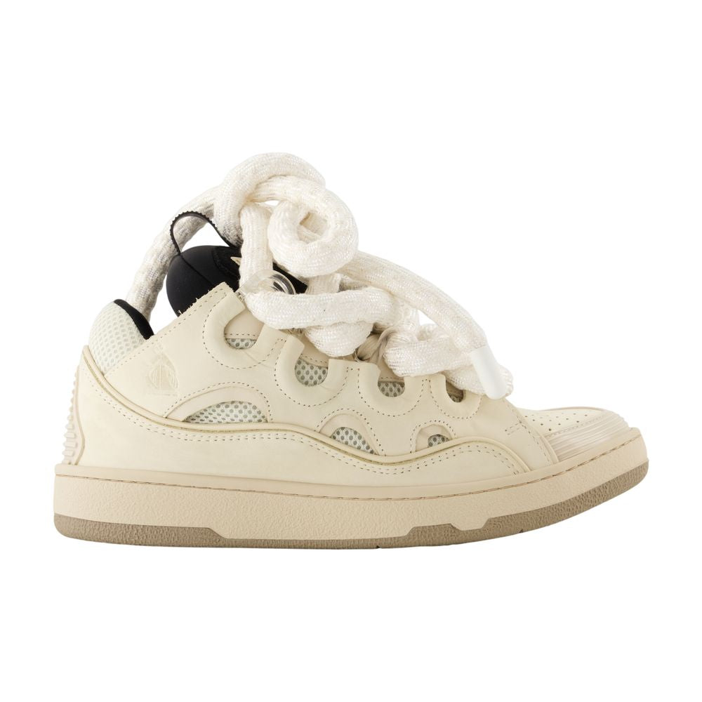 Curb Sneakers - Lanvin - Leather - Beige