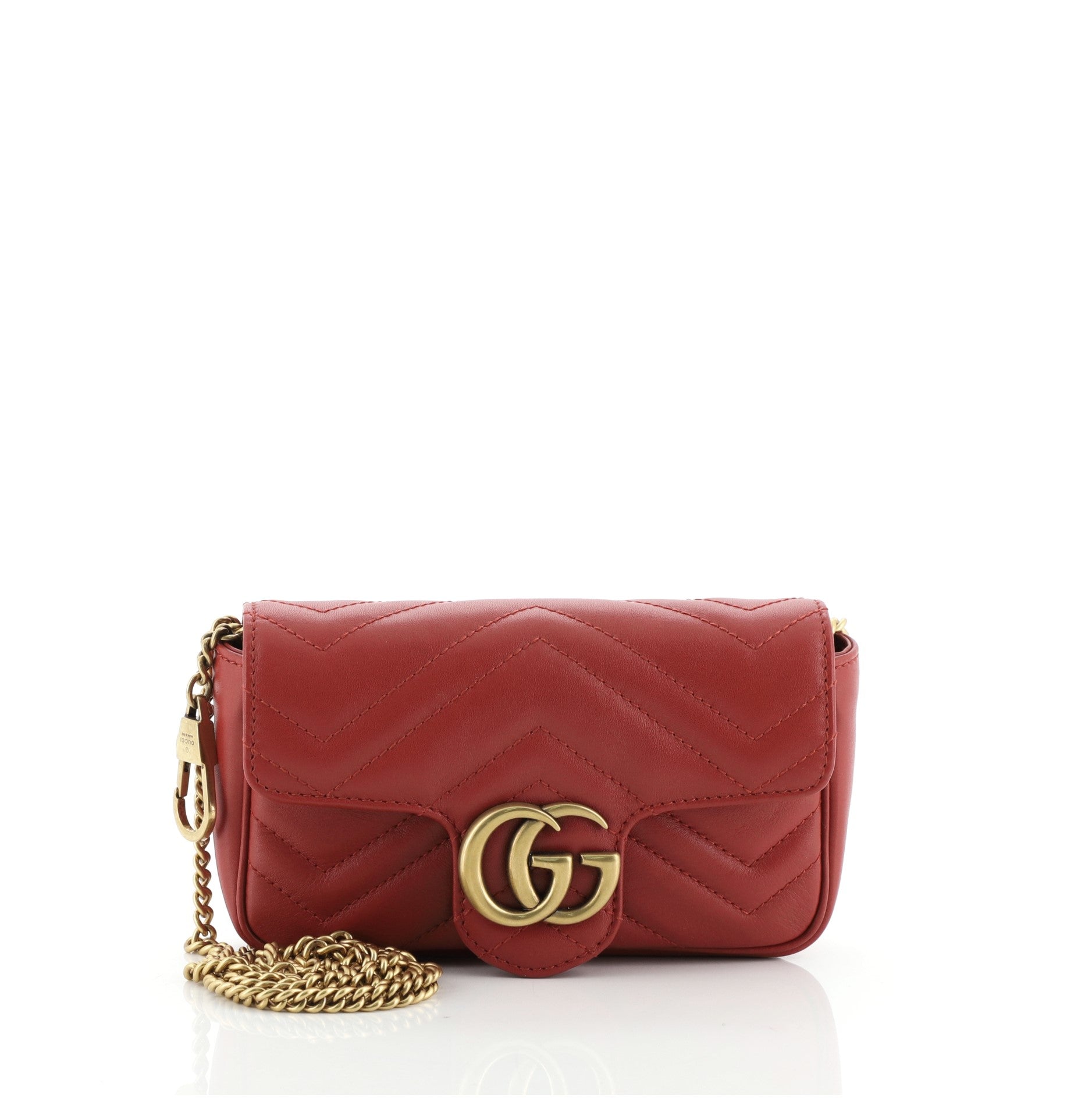 GG Marmont Flap Bag Matelasse Leather Super Mini
