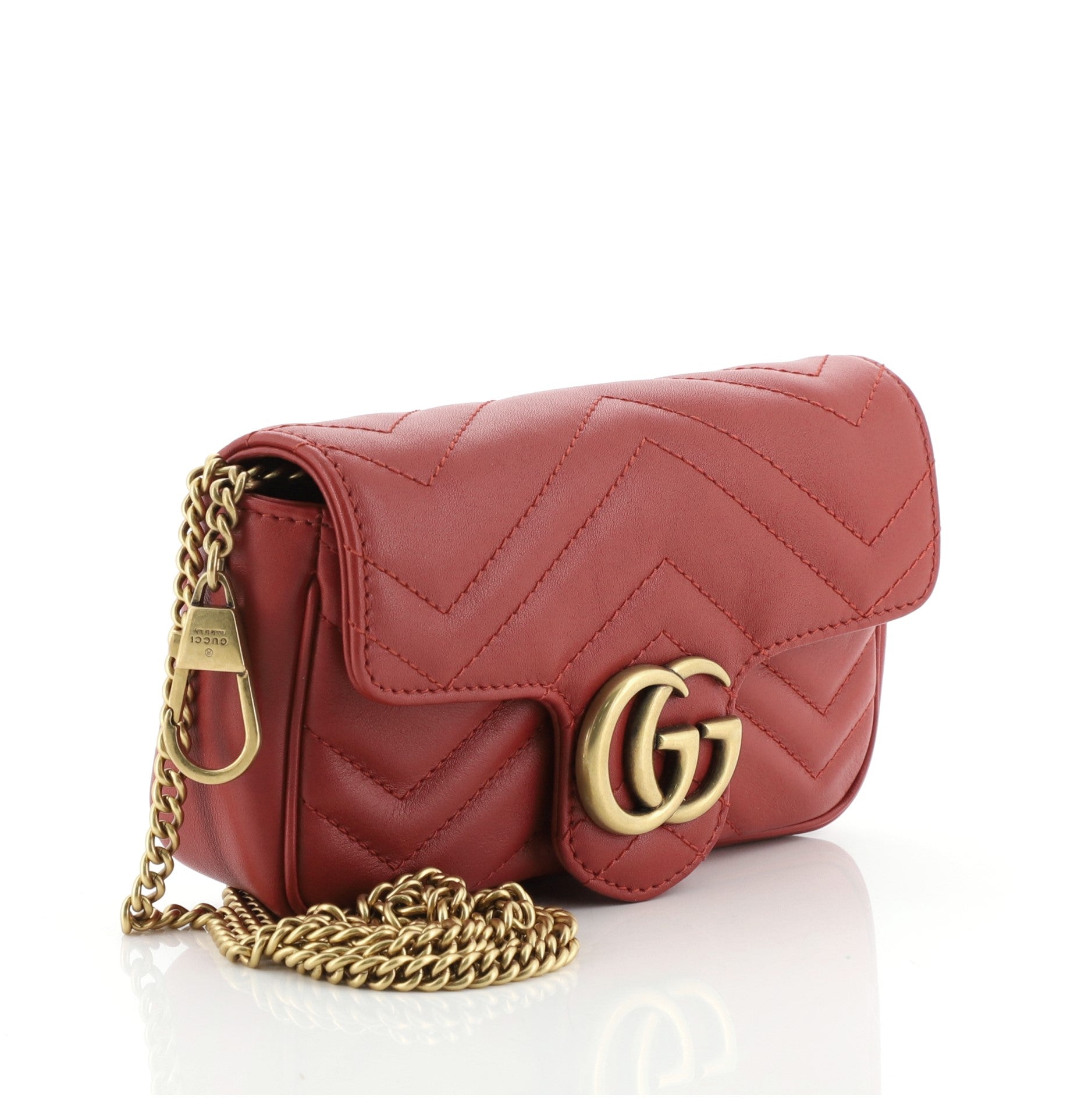GG Marmont Flap Bag Matelasse Leather Super Mini