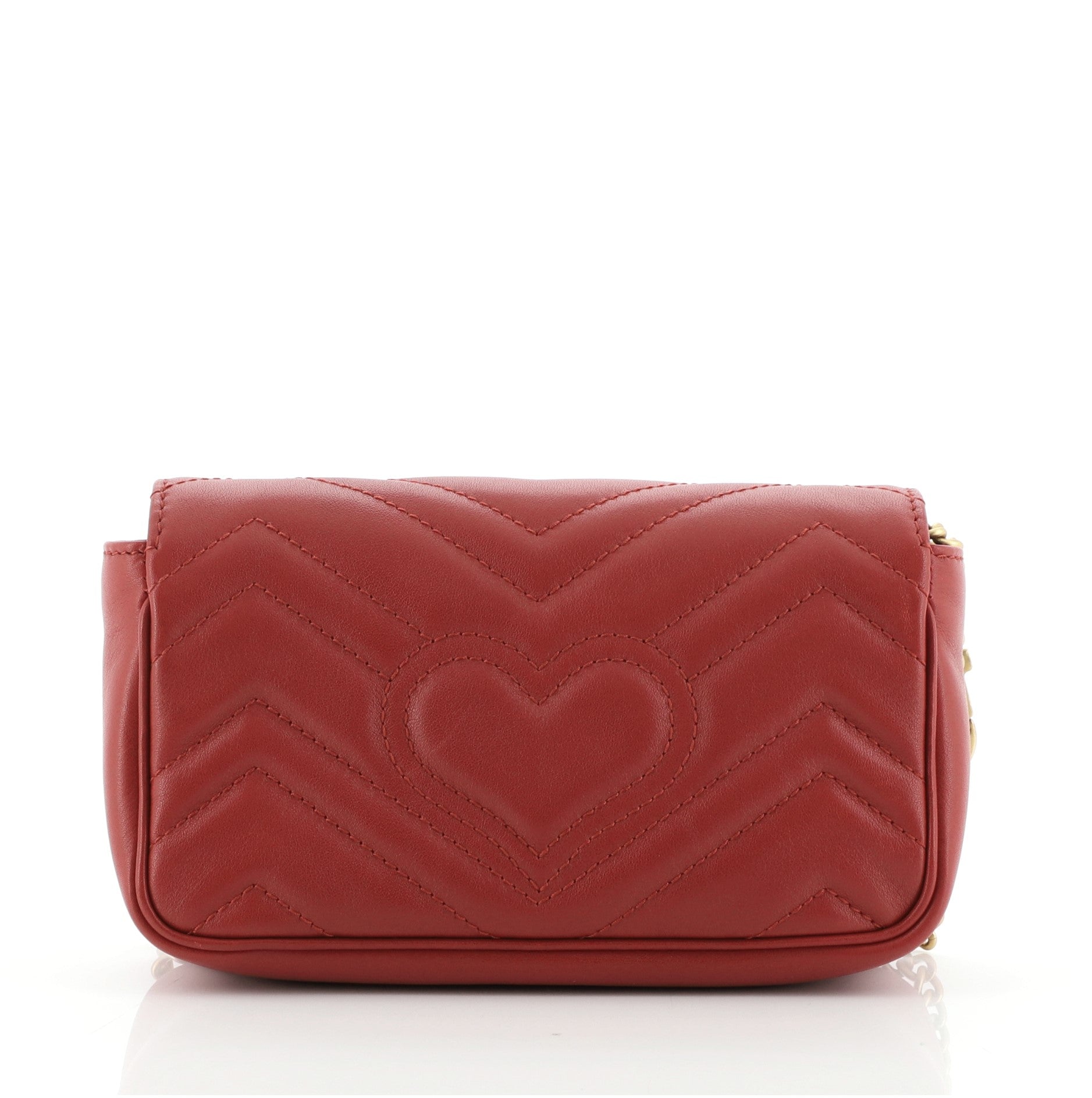 GG Marmont Flap Bag Matelasse Leather Super Mini