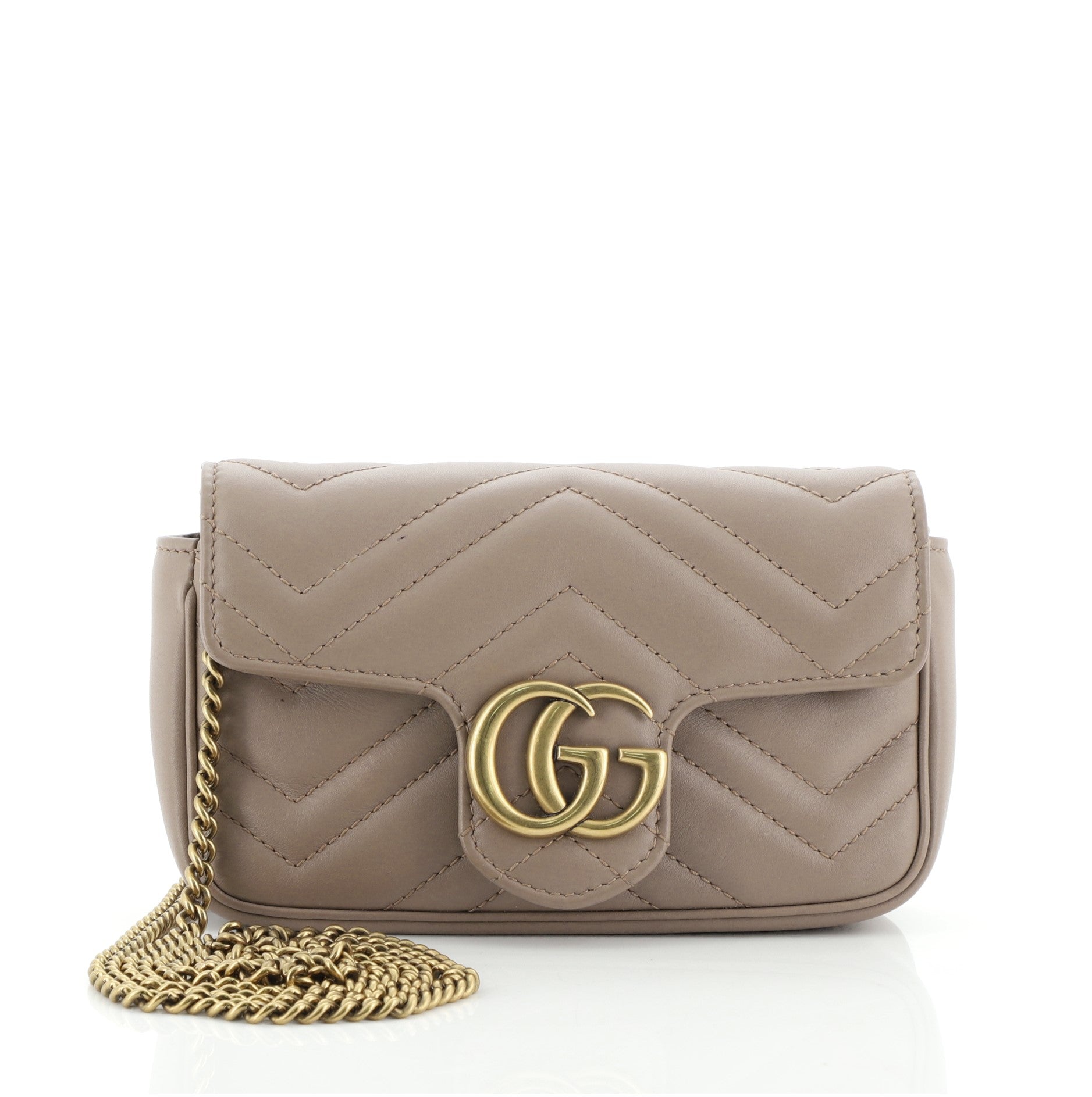 GG Marmont Flap Bag Matelasse Leather Super Mini
