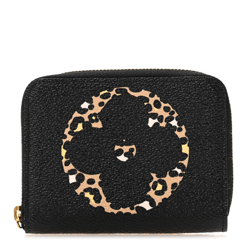 Monogram Giant Jungle Zippy Coin Purse Black