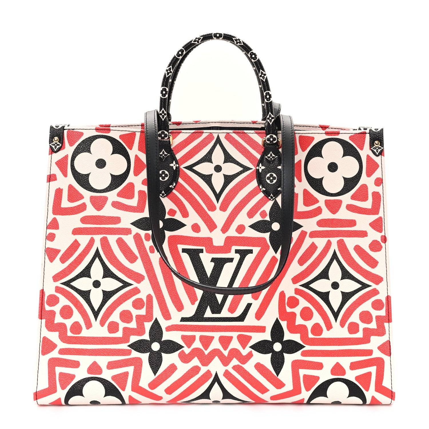 Monogram Giant Crafty Onthego GM Creme Rouge Black