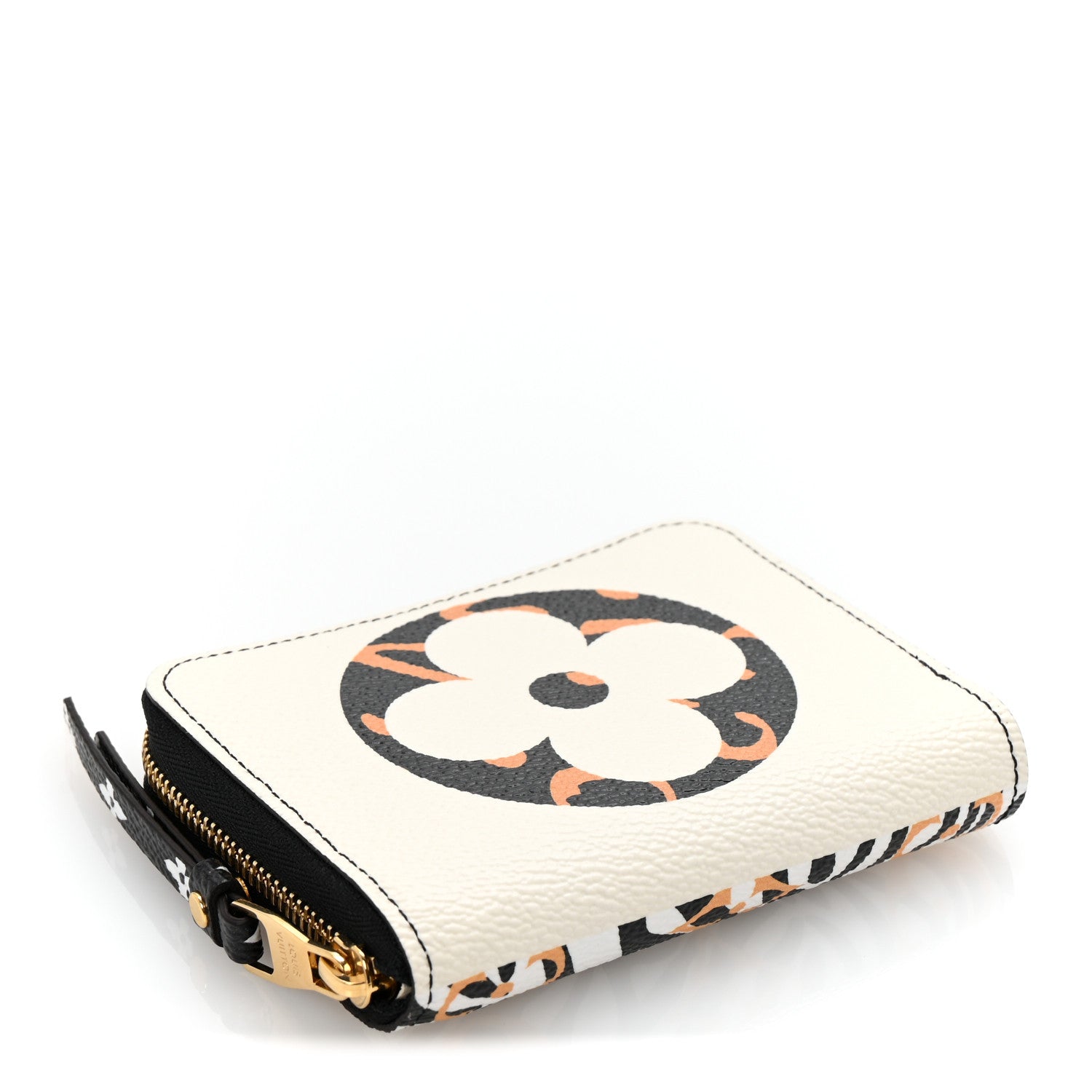 Monogram Giant Jungle Zippy Coin Purse Ivory