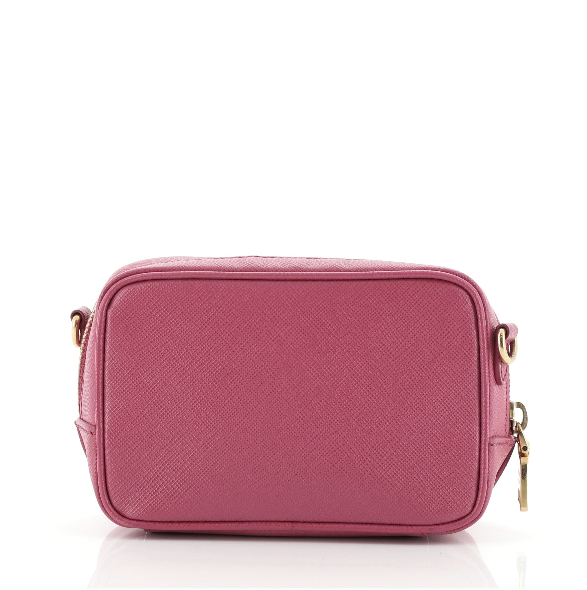 Zip Crossbody Bag Saffiano Leather Mini